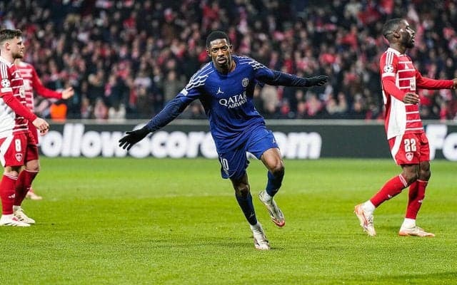 PSGがブレストとの同国対決第1ラウンドで3発完勝！　絶好調デンベレが公式戦6戦連発となる2ゴールで敵地での先勝に導く【CL】