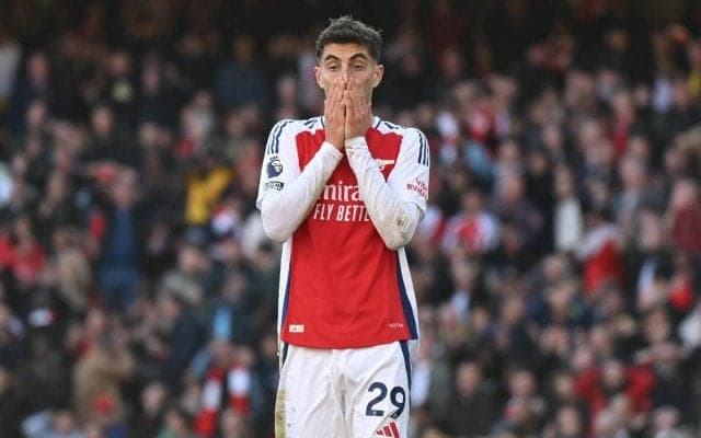 アーセナルが恐れていた最悪の事態も？ ハムストリング負傷のハヴァーツは今季絶望の可能性も…冬の補強なしで前線は3人のみに