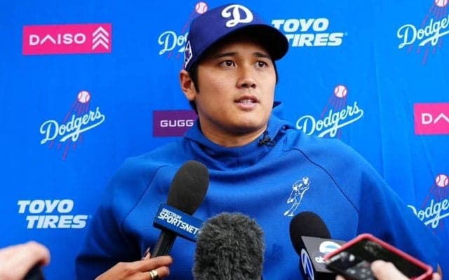 大谷翔平、キャンプ2日目で異例の“休養日”　ロバーツ監督「今日は何もしない」