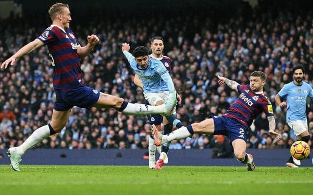 マーモウシュがプレミア初ゴールから一気のハットトリック！　圧巻シティがニューカッスに完勝でCLマドリー戦へ大きな弾み【プレミアリーグ】