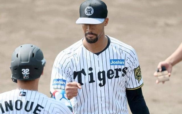 “変貌”する阪神新助っ人「スイッチ入った顔カッコ良すぎ」　長身剛腕に虎党虜「俳優みたい」