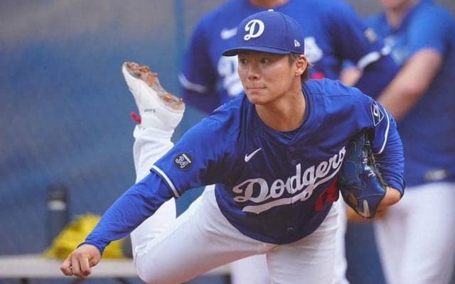 山本由伸、21日に初の実戦登板へ　ロバーツ監督言及…今永との東京D投げ合いにも期待