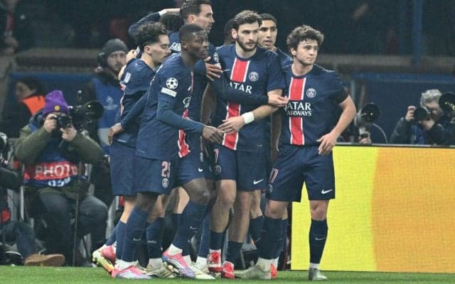PSGがブレストを7発粉砕、2戦合計圧巻の10発で同国対決を制しラウンド16ではリバプールorバルセロナと対戦へ【CL】