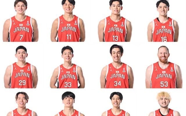 バスケ日本代表が中国戦のロスター12名発表…合宿参加の大浦颯太、佐土原遼ら選外に