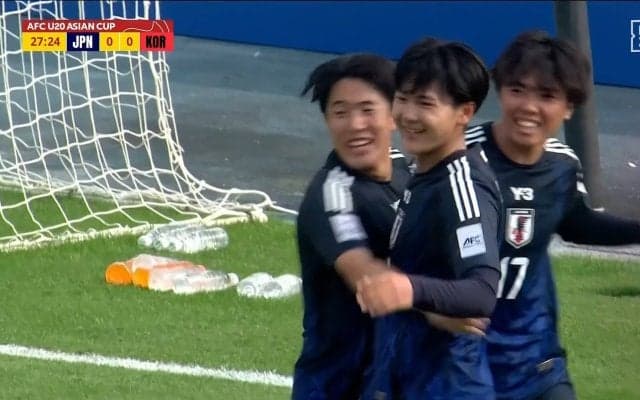 U-20日本代表、韓国に1ー1のドロー 後半ATに痛恨失点もD組2位で突破 U-20W杯出場かけ準々決勝でイランと対戦【U20アジアカップ】