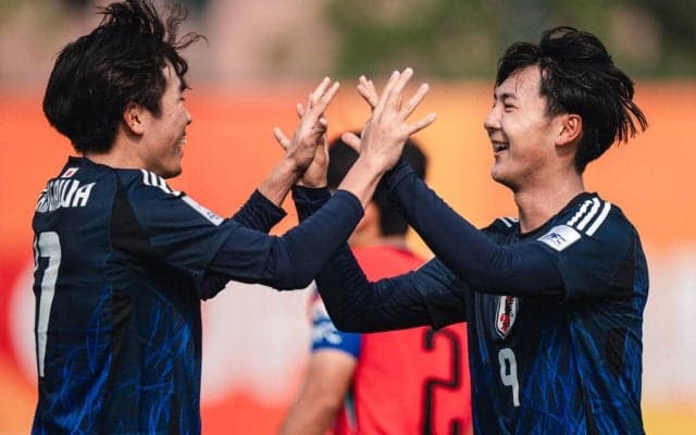 U-20日本代表、神田奏真の先制弾も後半ATに失点…U-20韓国代表とドローも2位通過！ U-20W杯出場権懸けてイランと対戦【U20アジアカップ】
