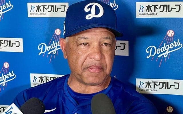 頭部直撃は「ぞっとする瞬間」　ロバーツ監督、25歳に不安「今後どうなるか」
