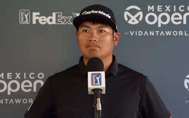 久常涼「ショットがすごく良かった」　1イーグル含む5アンダー9位発進