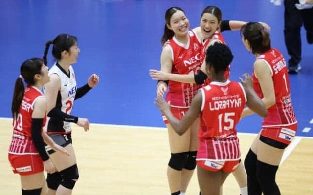 【バレー】NEC川崎が前日フルセットで敗れたAstemoに3-0で快勝。姫路は大阪MVに3-1で勝利し、連敗脱出　SV女子