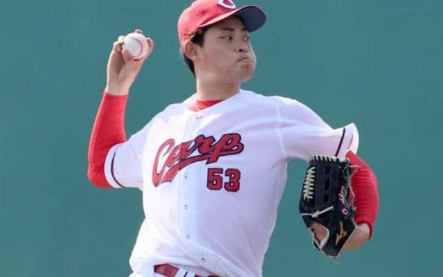 デビュー戦で注目されたのは2位ではなく3位の方？広島・岡本駿が対外試合初登板で圧巻の3者連続三振