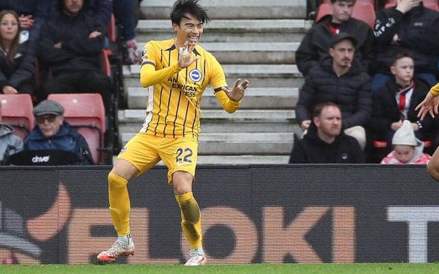 三笘薫が鮮やかチップキックで公式戦3試合連発！　ブライトンが菅原由勢途中出場のセインツに完勝【プレミアリーグ