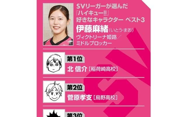 【ハイキュー‼×SVリーグ】ヴィクトリーナ姫路の伊藤麻緒が思う自分とチームの変化　烏養コーチ、武田先生の「歯車が噛み合ったら」に共感