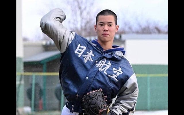 能登の被災者に届けたい1勝の思い　日本航空石川のエース蜂谷逞生