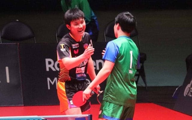 船橋で実現した張本智和と松島輝空の“再戦”　敗戦も新全日本王者が見せたプライド「勝てるとしたら自分が一番確率が高かった」【Tリーグ】