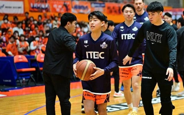 14歳11カ月で公式戦出場…静岡の森田悠月がB2最年少出場記録を更新