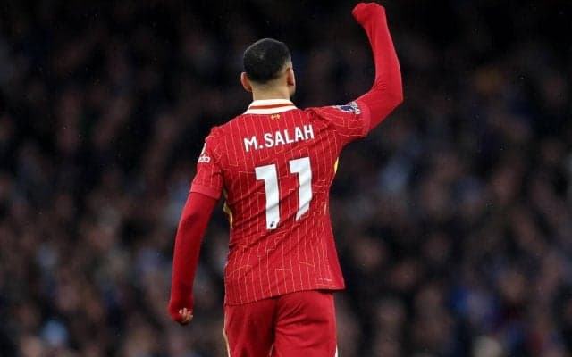 「タイトル争いをしているからなおさら特別」1G1Aのサラーが敵地シティ戦勝利に歓喜、自身は32ゴールの加入初年度より手応えのシーズンに「僕は今の方が好き」