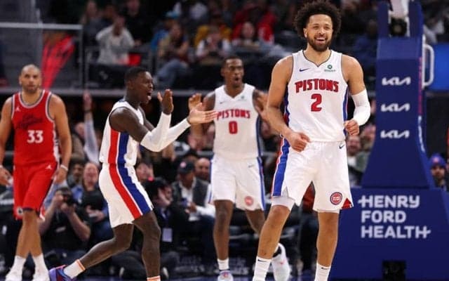 カニングハム率いるピストンズがクリッパーズを下して約10年ぶりの7連勝を達成