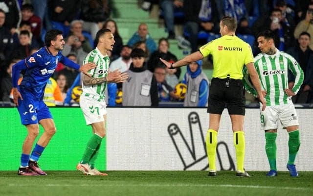 ベティス移籍後好調のアントニー、ヘタフェ戦のレッドカードが取り消し！ 次節レアル戦は出場可能に