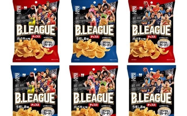 『B.LEAGUEチップス』3月4日に発売…今季もBリーグカードとコラボ