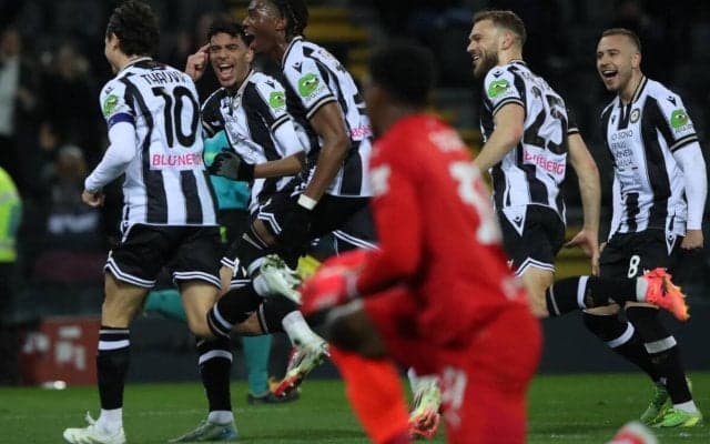 鈴木彩艶フル出場で好守見せるもウディネーゼにウノゼロ力負け【セリエA】