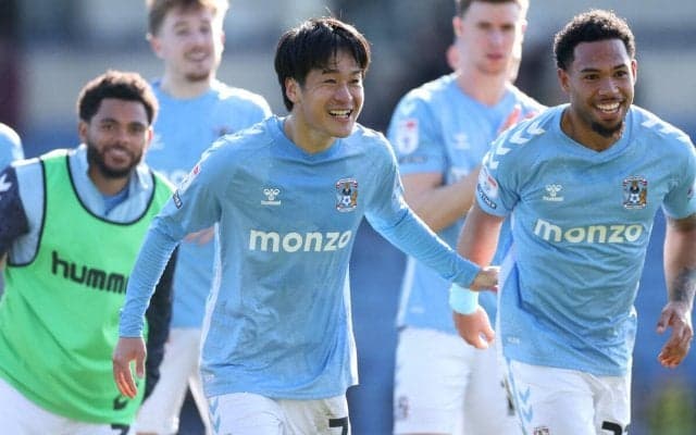 「リーグ最高のウインガー」坂元達裕が1G1Aの活躍でコヴェントリーを4連勝に導く！ チームはランパード監督招へいで残留争いからプレミア昇格PO圏内に