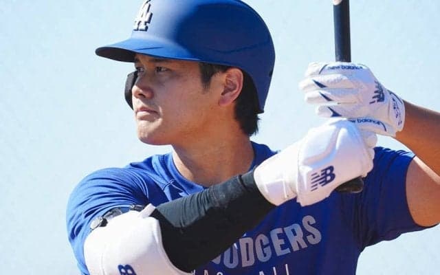 大谷翔平は「1番・DH」　OP戦2試合連発なるか…2番テオスカー、3番フリーマン