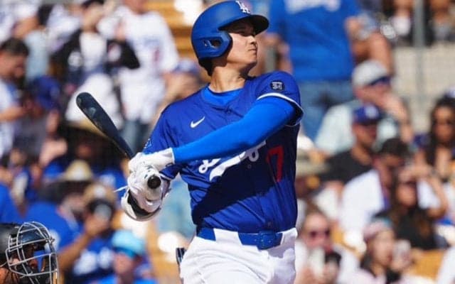 大谷翔平、OP戦2戦連続安打　ヘッドバンプ“空振り”→新スライディングも披露…2の1で交代