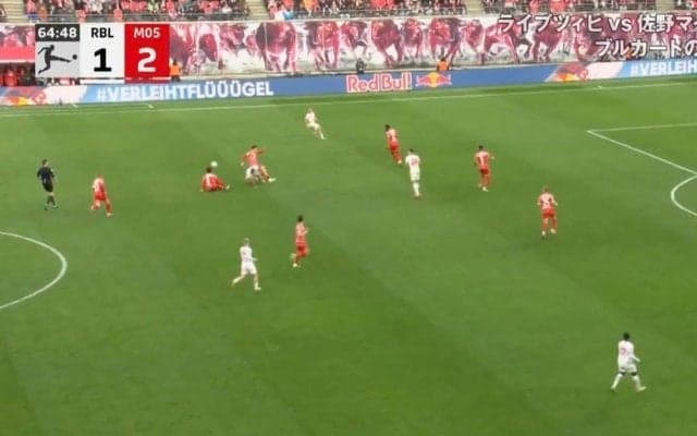 バケモンかよ！ 佐野海舟、爆速“刈り取りタックル”炸裂「足早すぎ」「代表呼んで欲しい」 ブンデス快速FWを完封…ファン騒然