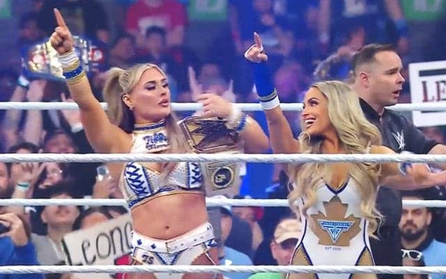 「やばい美魔女」「なんと美しい」49歳レスラー、驚きの美貌にネット騒然 「全くみえない」放送席も驚き