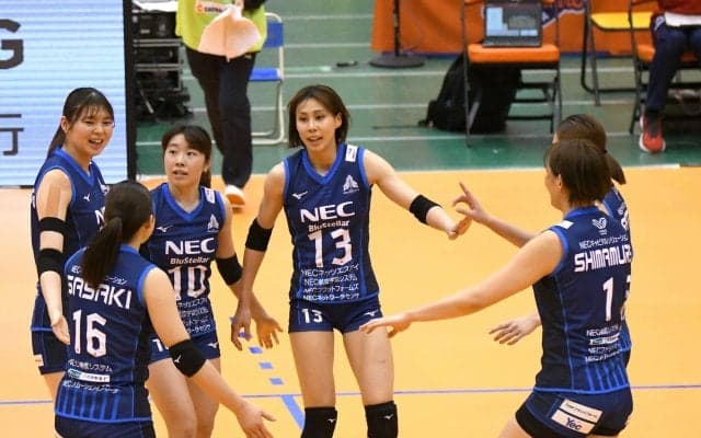 SVリーグ女子　NEC川崎のチャンピオンシップ進出が確定
