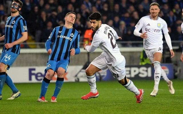 アストン・ビラが後半終盤のOG＆アセンシオPK弾で先勝！　ホームで優勢もブルージュは厳しい敗戦に【CL】