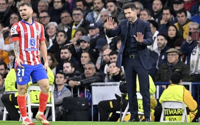 惜敗で先勝許したアトレティコ、シメオネ監督は｢勝つか引き分けたかった｣と無念さを滲ませる