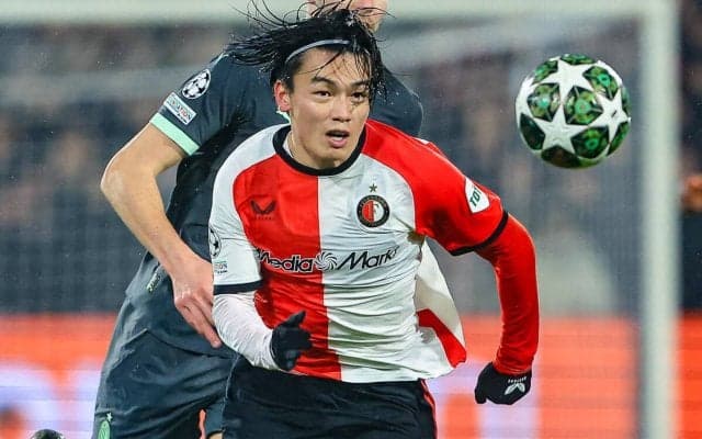 負傷離脱していた上田綺世、ファン・ペルシ新監督と臨むCLインテル戦で復帰か