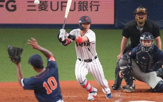 「好調すぎて怖い！！」吉川尚輝がマルチ安打　2回・4回に中前打　26年WBCの二塁手候補が躍動【侍ジャパン】