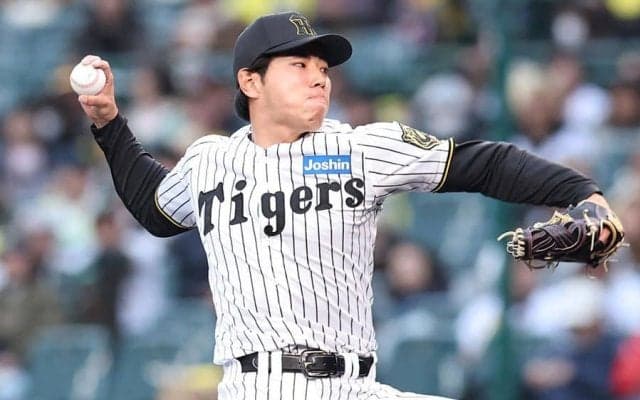 “ムキムキ”23歳を「阪神はよく獲れた」　育成右腕の爆裂157キロに「藤川やろこれ」