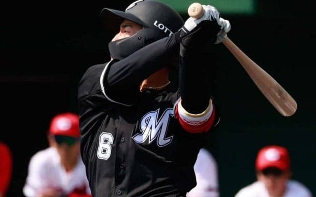 ロッテ、2年連続でホームランポールに「トッポ」広告…当たってHRなら1000個贈呈