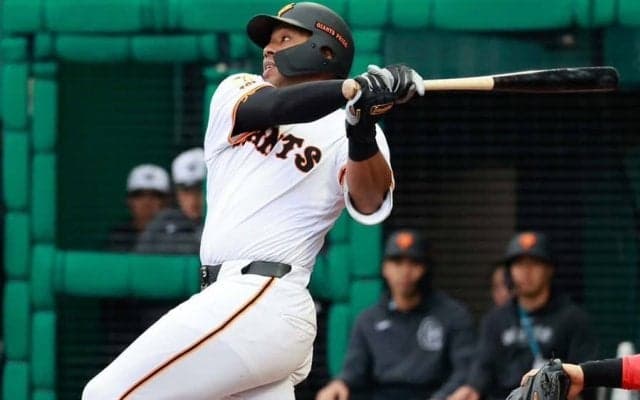 衝撃1.176…巨人オコエは「1軍当確だね」　現ドラ移籍3年目で覚醒へ「開幕スタメンある」