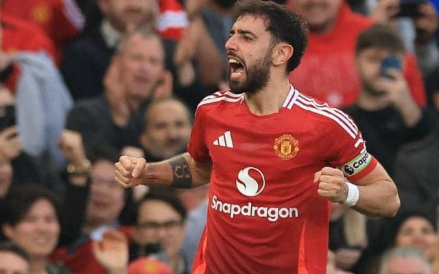 ｢我々にはもっとブルーノが必要｣ 直接FK弾の主将をアモリム監督が絶賛 ｢いつでも出場でき、ゴールやアシストが必要な時はいつも居てくれる｣