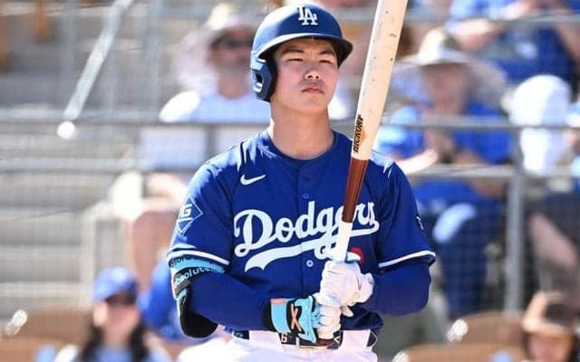 打率.192のド軍“逸材”が「韓国プロ野球に大きな影響」　成功例なし、想像以上のレベル差