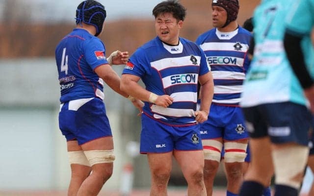 愛くるしい笑顔が魅力のプロップ。先発2試合目で披露した卓越した守備力