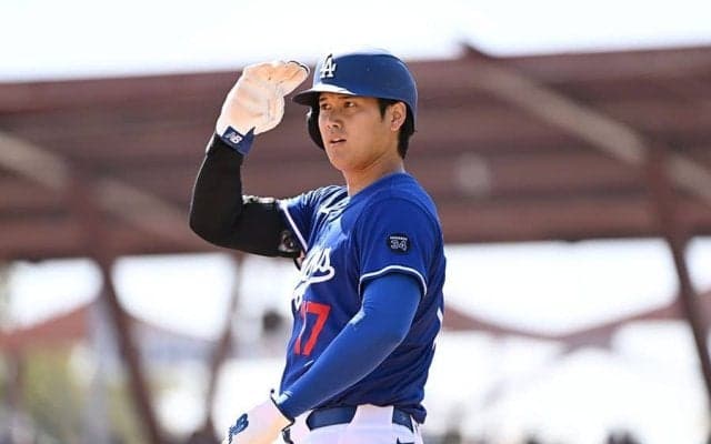 大谷翔平が191km二塁打　3打数1安打で打率.356…自打球直撃で悶絶→空三振も