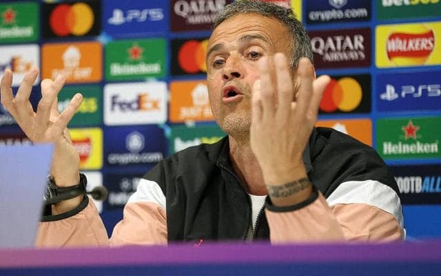 「選手全員が試合に出場したいと確信」ルイス・エンリケ監督が難所攻略へ決意「状況を好転させるために全力を尽くす」