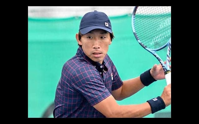  岡村一成 単複で初戦突破 