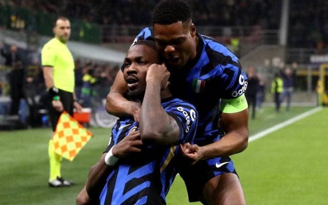 インテルが上田綺世先発のフェイエノールトに貫禄の連勝で準々決勝進出【CL】