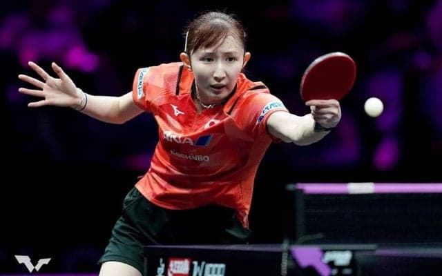 早田ひなは40歳ベテランの「逆転の望みを打ち砕いた」　台湾選手との“16歳差対決”制したエースを大会公式も称賛【WTTチャンピオンズ重慶】