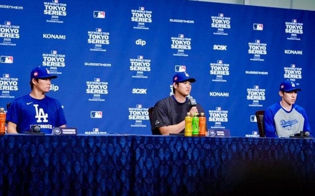 大谷翔平「HR打てたら最高」、朗希「憧れた舞台」…3選手の帰国会見一問一答