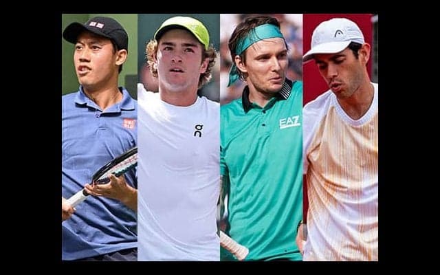  錦織圭ら4強出揃う 