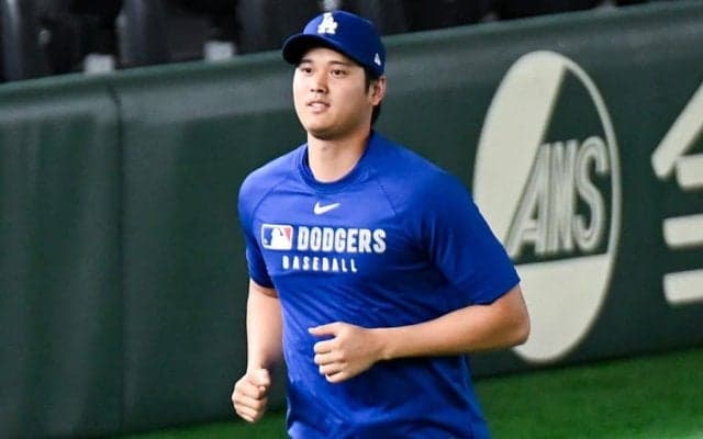 大谷翔平、試合前練習に姿みせず　スタンドため息…出待ちトラッキーも“空振り”