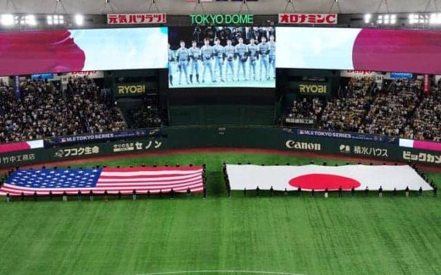 MLB興行は観衆8万人超えの大盛況！ 熱狂の東京Dで際立った“異文化”に米メディアも感嘆「アメリカの野球はもっと牧歌的」