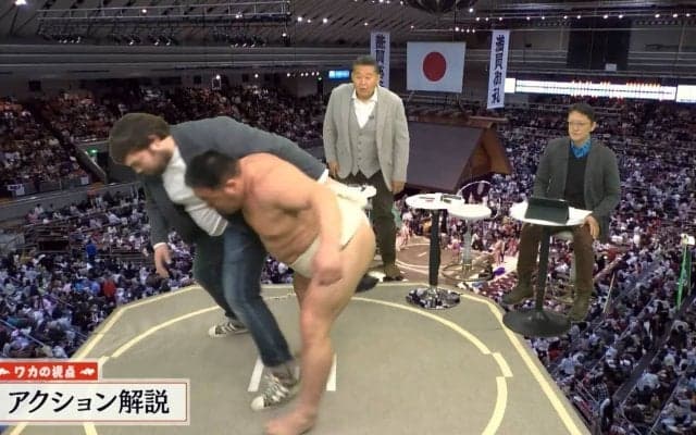 「労災でる？」「労災認定」柔道五輪金メダリストが100キロ超芸人を突如ぶん投げる 衝撃シーンに「変な声出た」「軽々とw」ネット震撼